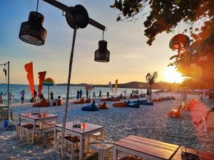 The famous BBQ place on the beach