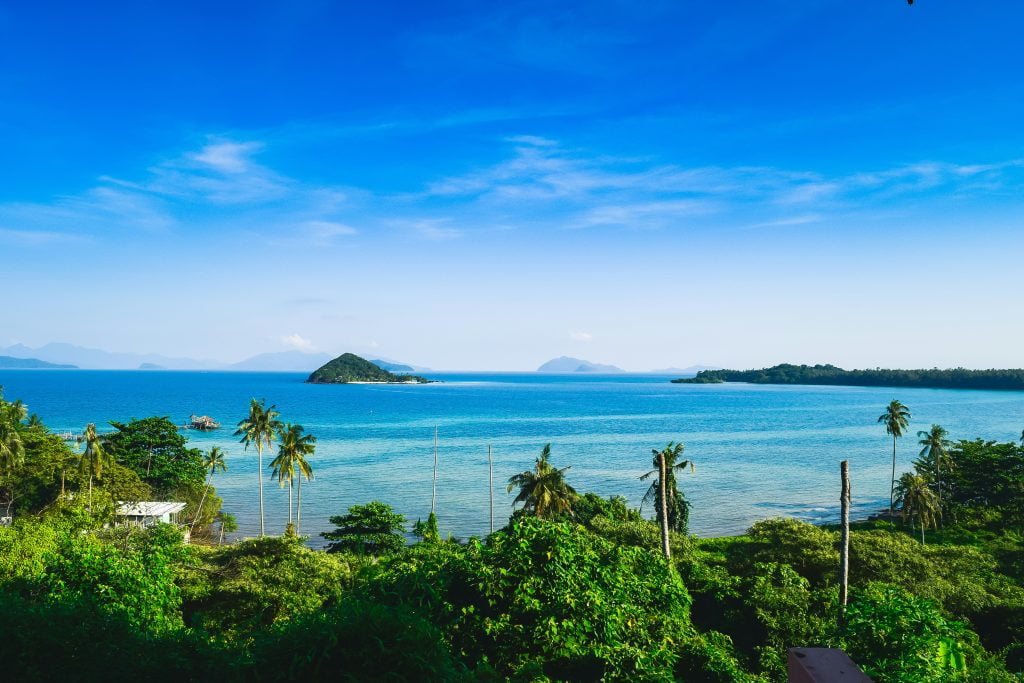 Looking out over the ocean on Koh Mak