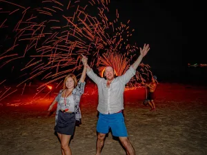 Celebrate on the beach