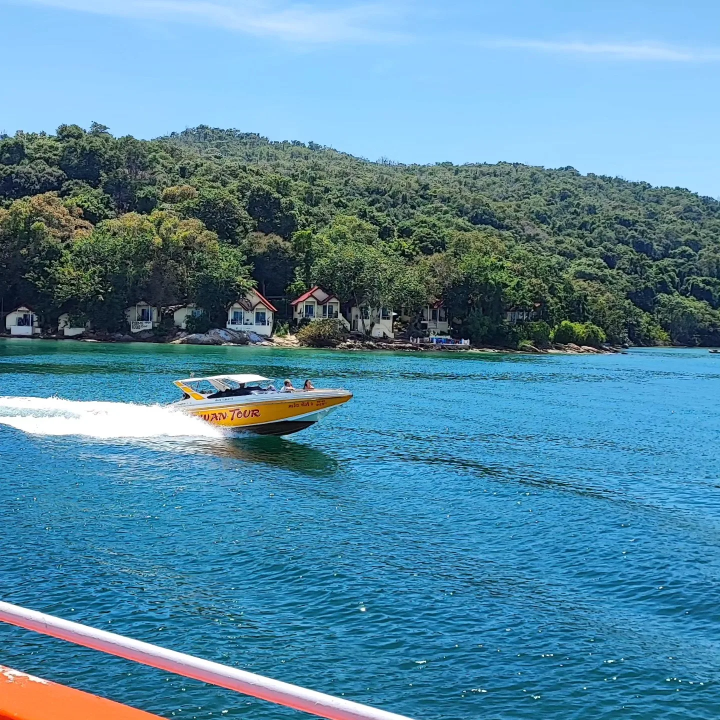 A view of Koh Samet as you approach the pier