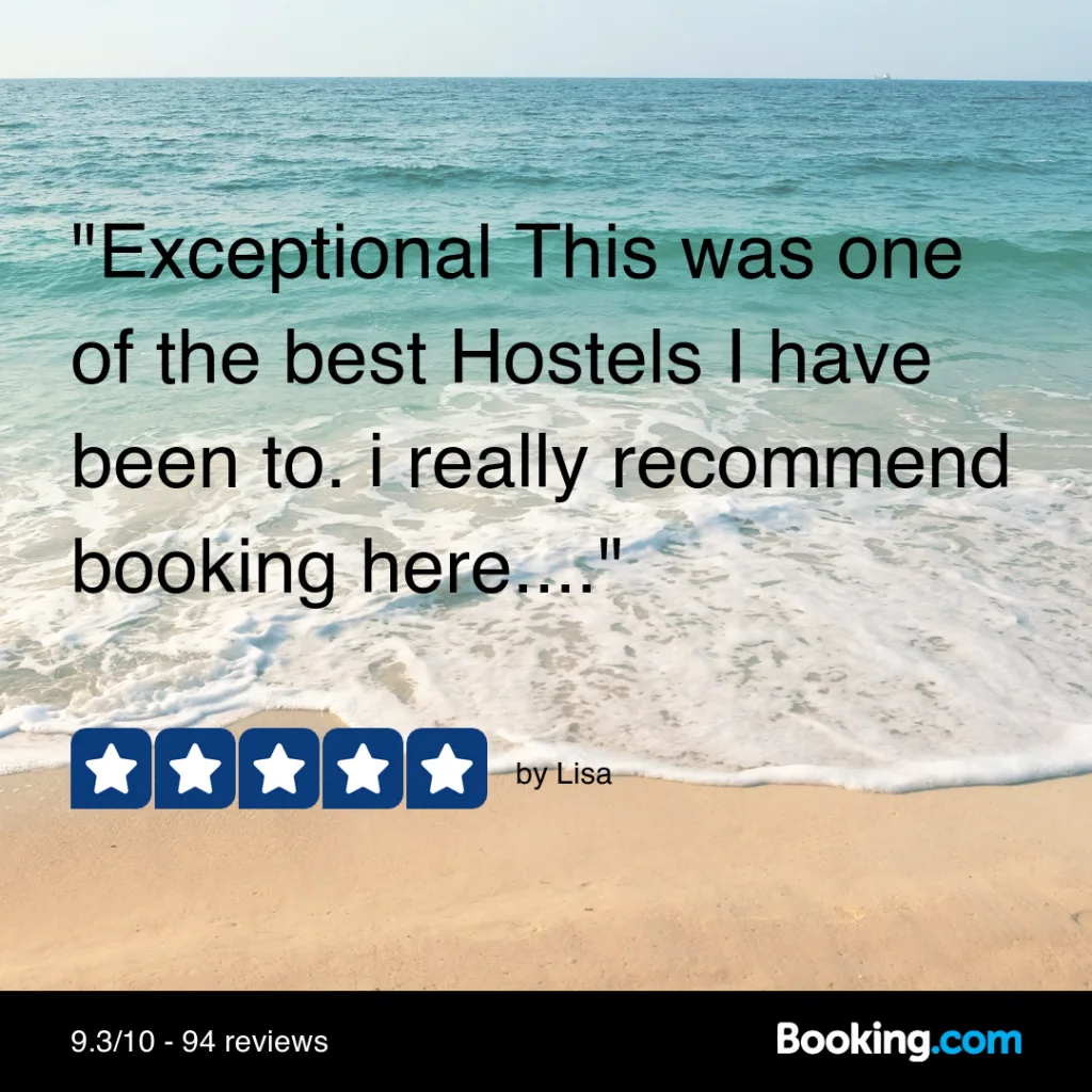 A 5 star review for The Cocoon Hostel - Koh Samet. "Exceptional. This was one of the best hostels I have been to."