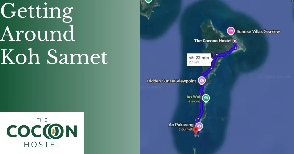 Getting around Koh Samet
