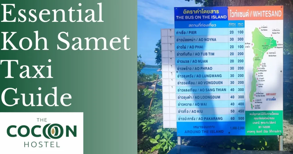 Koh Samet Taxi Guide