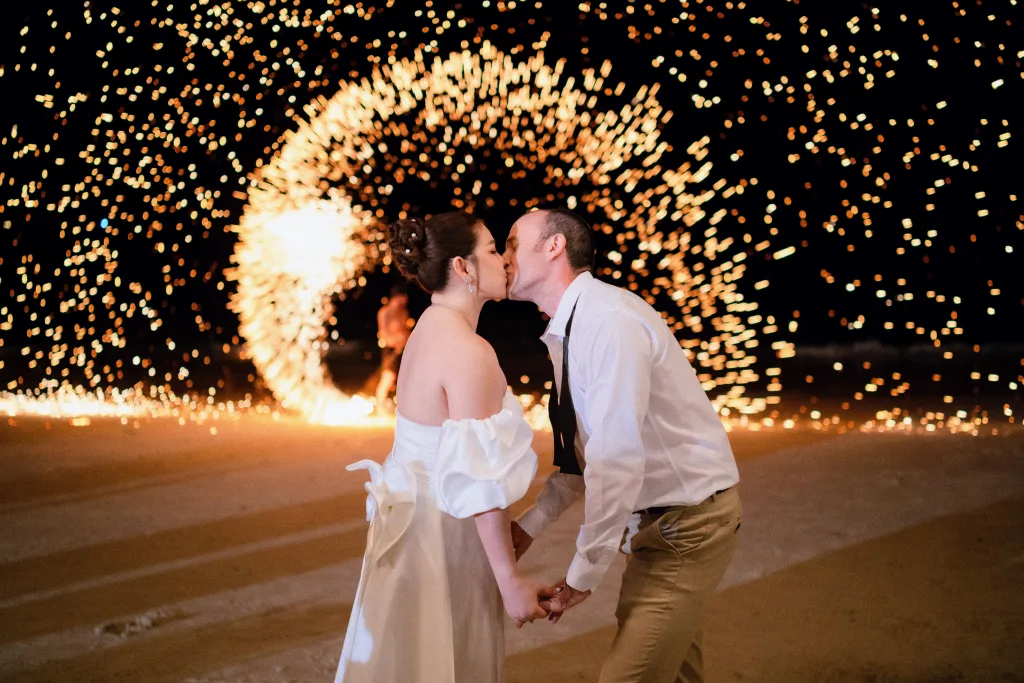 BM307205 Nick and May at a fire show in Koh Samet