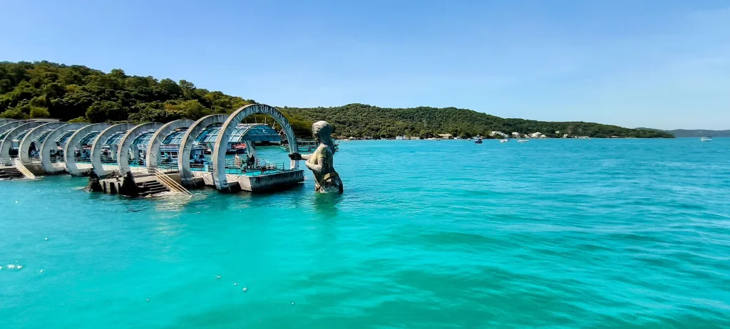 The arrival at Na Dan pier on Koh Samet