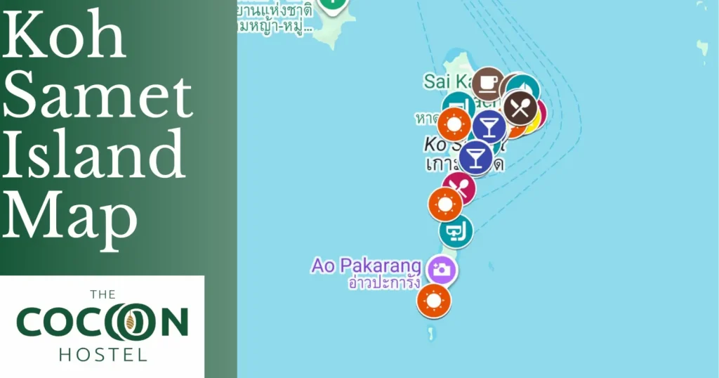 Koh Samet Island Map