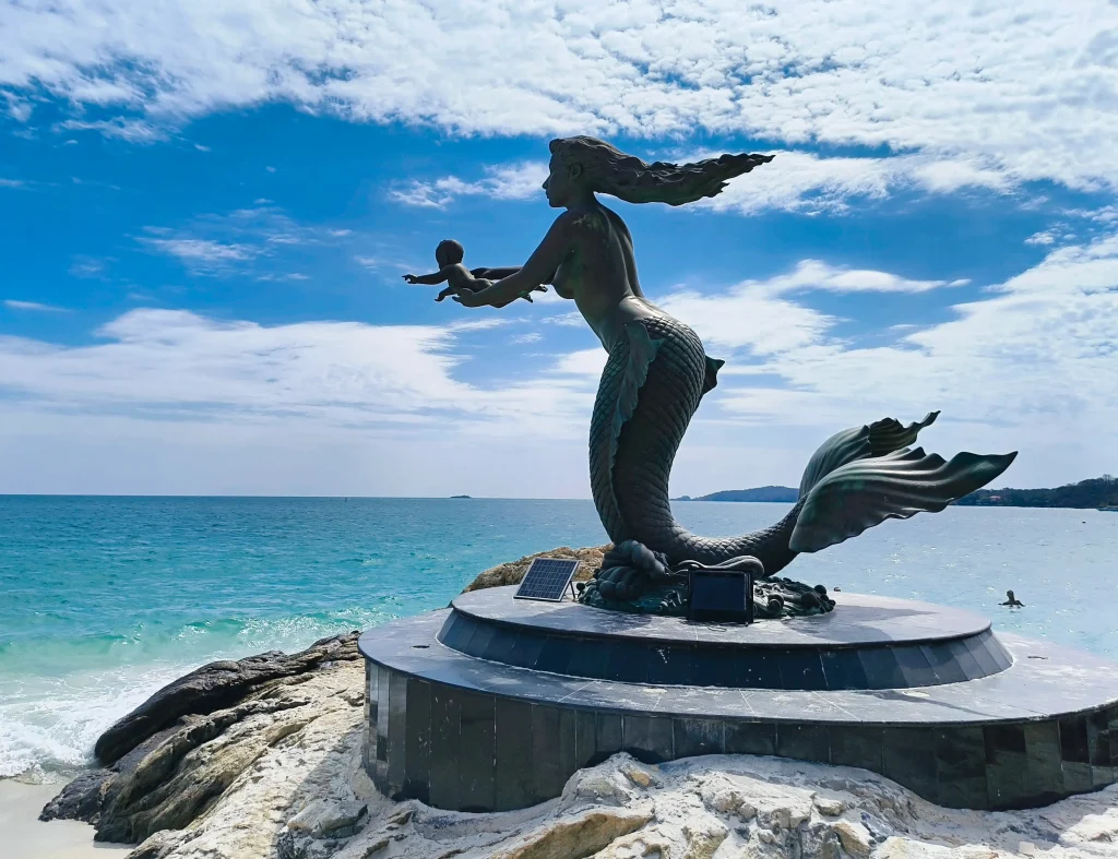 Mermaid statue on Koh Samet